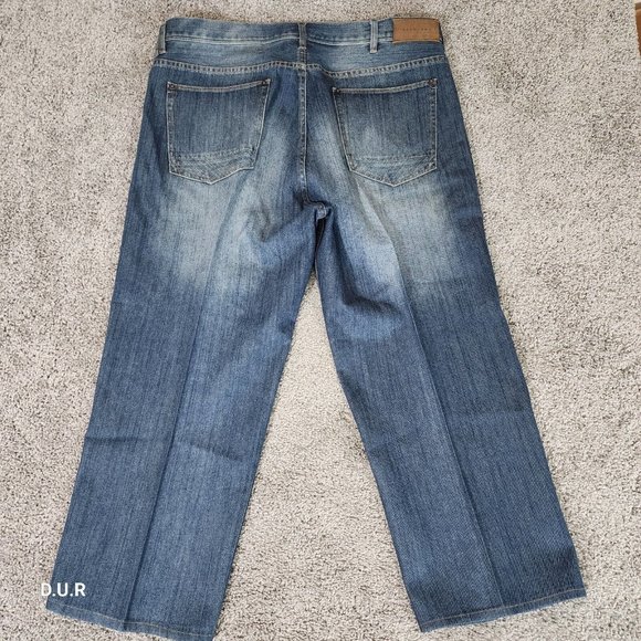 Sean John Jeans Men's 40x27 Blue‎ Denim Relaxed Fit Straight Leg Casual Hip Hop - Picture 6 of 16